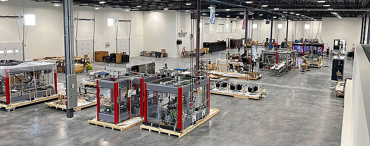 Commissioning Hall at SOMIC Packaging Inc.